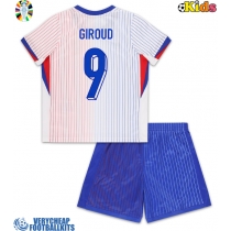 France Olivier Giroud #9 Replica Away Minikit Euro 2024 Short Sleeve (+ pants)
